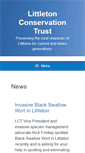 Mobile Screenshot of littletonconservationtrust.org